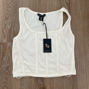 NWT Stretchy Crop Tank